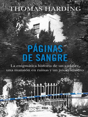 cover image of Páginas de sangre